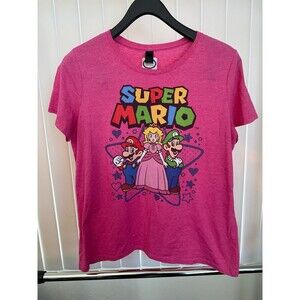 Women’s Super Mario/Luigi &Princess Peach Nintendo Shirt Size Large